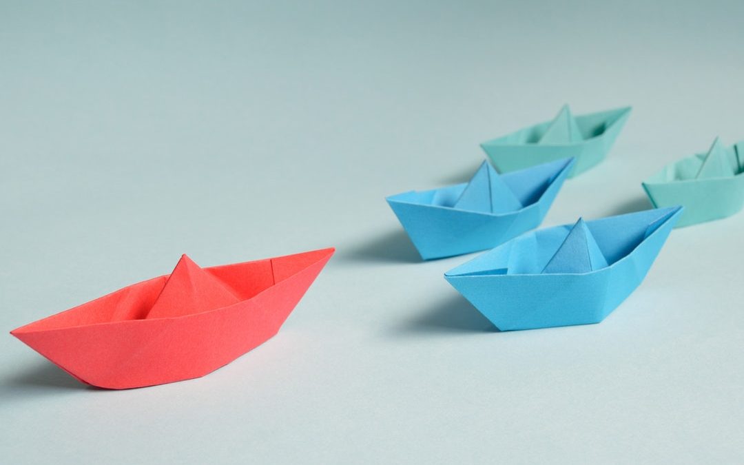 A new route to market - £1.2million from a £650 Facebook Lead-gen campaign. The photo is of coloured paper boats to symbolise the products sold.